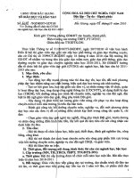 Hướng dẫn tổ chức thi GVDG chu kỳ 2011 - 2015