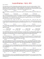 Đề 01 môn vật lý hay và đặc sắc