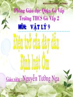 Bai 2 Dien tro cua day dan - Dinh luat Om