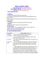 Môn giáo dục âm nhạc: Em mơ gặp Bác Hồ