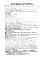 Bài tập trắc nghiệm hóa môi trường