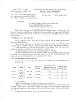 KẾ HOẠCH KIỂM TRA HOC KY II, LOP 9 NAM HOC 2010-2011