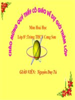 giáo án hóa lớp 8 tiết 40 bài 26-ôxit