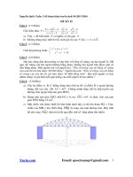 6 đề thi chuyên tuyển sinh lớp 10 vào trường chuyên