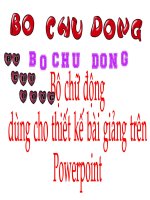 CÁC SỐ ĐỘNG TRANG TRÍ BÀI GIẢNG ( MÈO Ú)