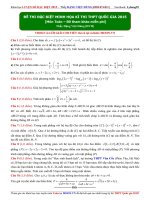 đề thi thử thpt hay và đặc sắc