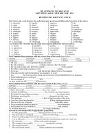 đề cương ôn tập hk 2 lớp 11