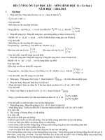 Đề cương ôn tập HK1 môn toán hình 11 năm học 2010 -2011