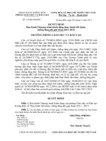 Chương trình hành động kiềm chế lạm phát  của PGD