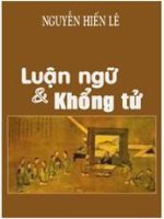 Luận Ngữ và khổng tử  Nguyễn  Hiển Lê