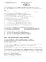 de kiem tra vat li lop 9 koc ki 2