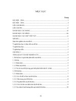 Nghiên cứu ảnh hưởng của quá trình đô thị hóa đến sử dụng đất nông nghiệp trên địa bàn quận bình tân, TP  hồ chí minh