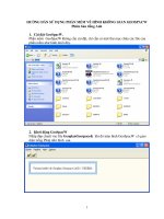 Hướng dẫn sử dụng phần mềm vẽ hình không gian GeoSpacw