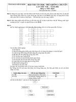 Đề thi tin học trẻ tỉnh Bình Định lần 8