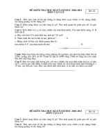 2 Đề và đáp án HKII Vật Lý 9