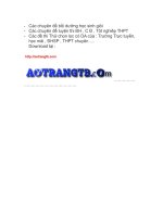 Bộ đề thi thử ĐH, TN của các trường THPT - 2011