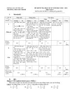 de kiem tra hoc ki 2 2010-2011