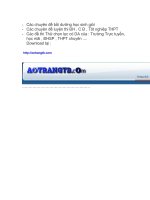 Bộ đề thi thử ĐH của các trường THPT chuyên