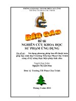 ĐỀ TAI NGHIEN CỨU KHSP UNG DUNG