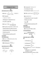 Ôn thi Học kì 2 Toán 10