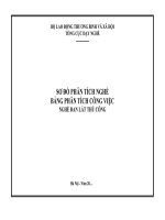sơ đồ phân tích nghề bảng phân tích công việc nghề đan lát thủ công