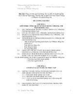 ĐỀ CƯƠNG CHI TIẾT Nâng cao hiệu quả hoạt động cho vay đối với doanh nghiệp vừa và nhỏ tại Ngân hàng Thương Mại cổ phần Việt Nam Thịnh Vượng ( VPBank) -chi nhánh Đồng Nai.