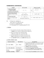 lý thuyết CONDITIONAL SENTENCES
