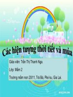 bon  mua và cac hien tuong tu nhien