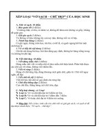 Tieu chi Vo sach chu dep HS tieu hoc