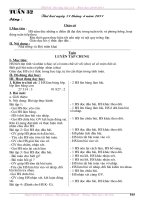 Giao an lop 3 toan tap tuan 32