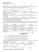 Trắc nghiệm vật lý 8