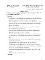 Thực trạng và các giải pháp nâng cao chất lượng bộ môn toán 6