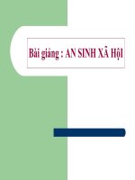 bài giảng an sinh xã hội