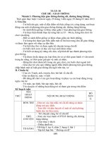 giáo án mầm non  chủ đề giao thông