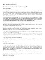 Khái niệm chung về giao nhận