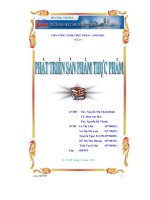 phát triển sản phẩm đồ hộp cá sốt chanh dây