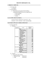 Thuyết minh kết cấu đầy đủ