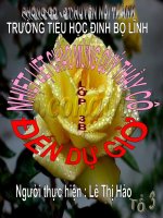 CHÍNH TẢ: Hạt mưa (Tuần 32) - Lớp 3