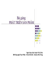 bài giảng phát triển sản phẩm huỳnh thị ái vân