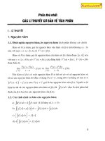 8 phương pháp cơ bản để tính tích phân
