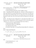 BỘ ĐỀ ÔN THI LỚP 10