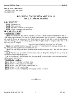 DE CUONG ON TAP VAN 11-HKII