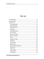 Cổ thi tác dịch (Phần 1)