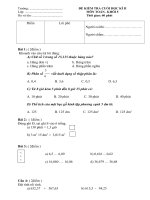 Đề Kiểm tra cuối Học kỳ II_Toán lớp 5_1