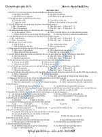 Ôn thi  nghiep phan dot bien gen - dot bien NST