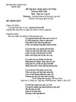 Đề thi HSG tỉnh Hưng Yên - Văn 12