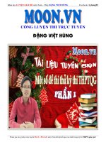 4 đề thử sức kỳ thi quốc gia môn toán – đặng việt hùng 2015