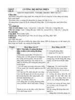 VẬT LÍ 7- TIẾT 29-CƯỜNGĐỘ DÒNG ĐIỆN