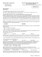 đề dự bị hóa kb năm 2011