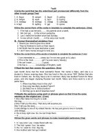 Đề ôn thi vào lớp 10 THPT